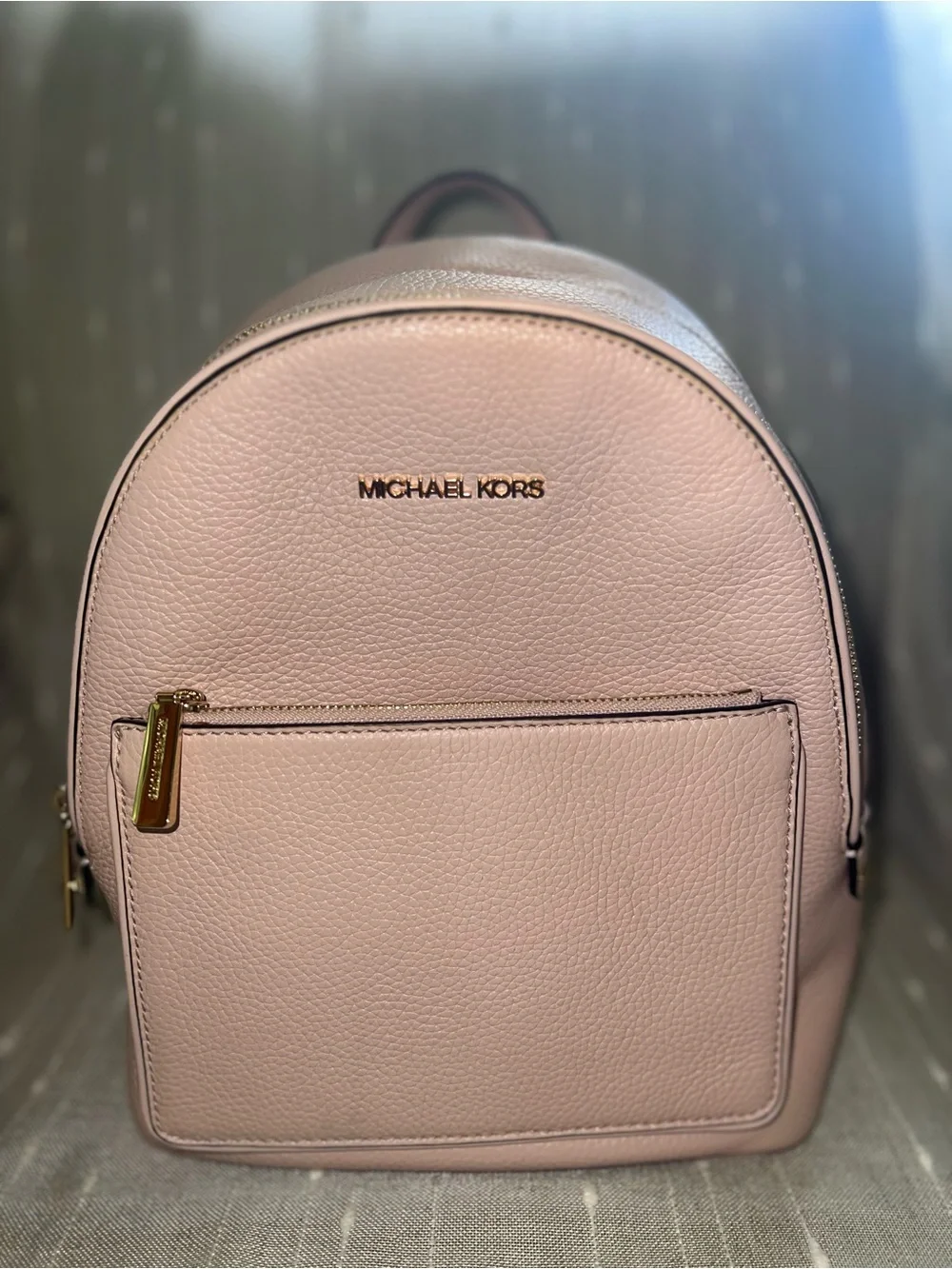 Michael Kors Blush Leather Backpack with Gold Hardware (Like new with tags)